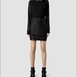 AllSaints Taura Chain Miniskirt Size US 4 Like New